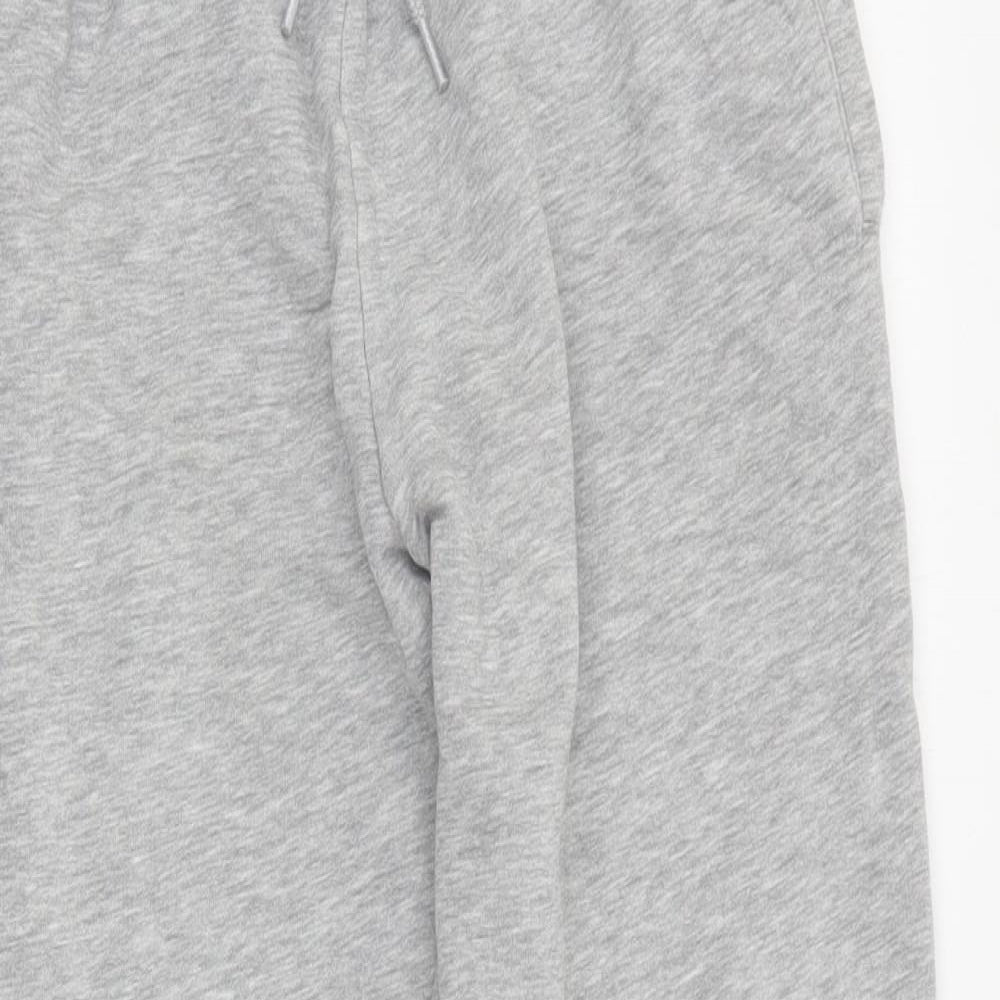 NEXT Boys Grey  Cotton Jogger Trousers Size 12 Years  Regular Drawstring