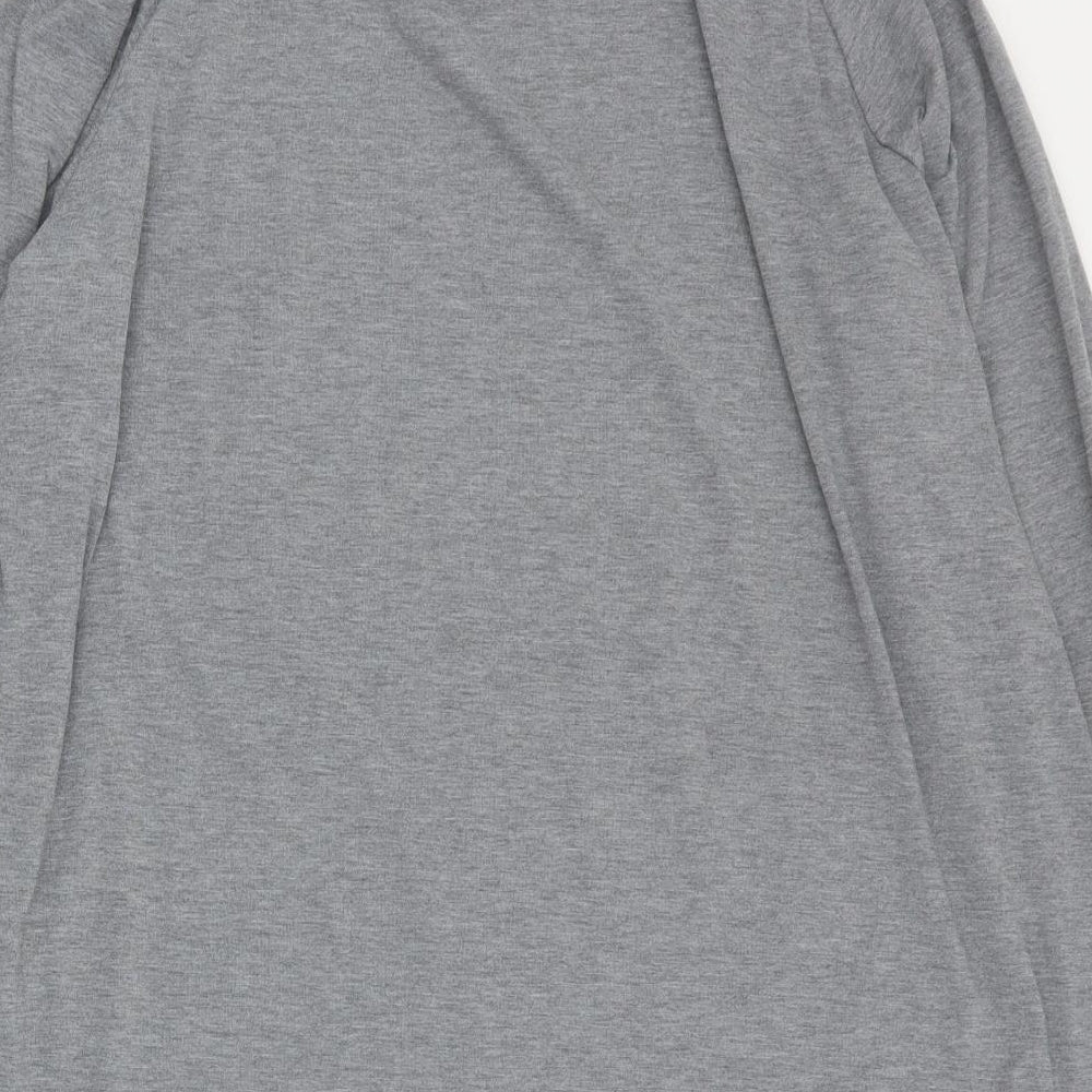 SheIn Womens Grey  Polyester T-Shirt Dress  Size 4XL  Round Neck Pullover - Halloween