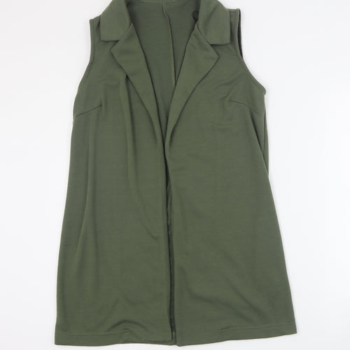 New Look Womens Green   Jacket Waistcoat Size 14