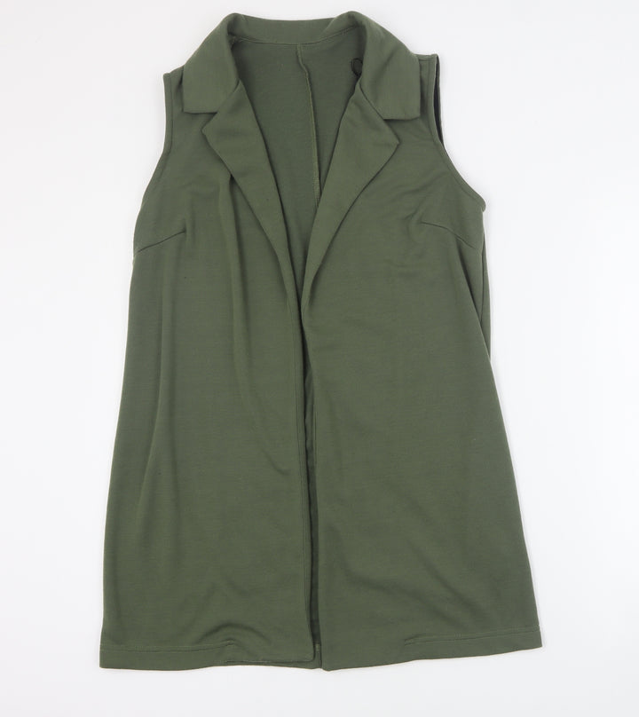 New Look Womens Green   Jacket Waistcoat Size 14