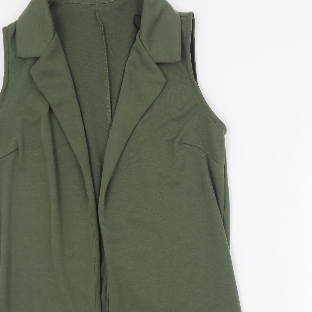 New Look Womens Green   Jacket Waistcoat Size 14