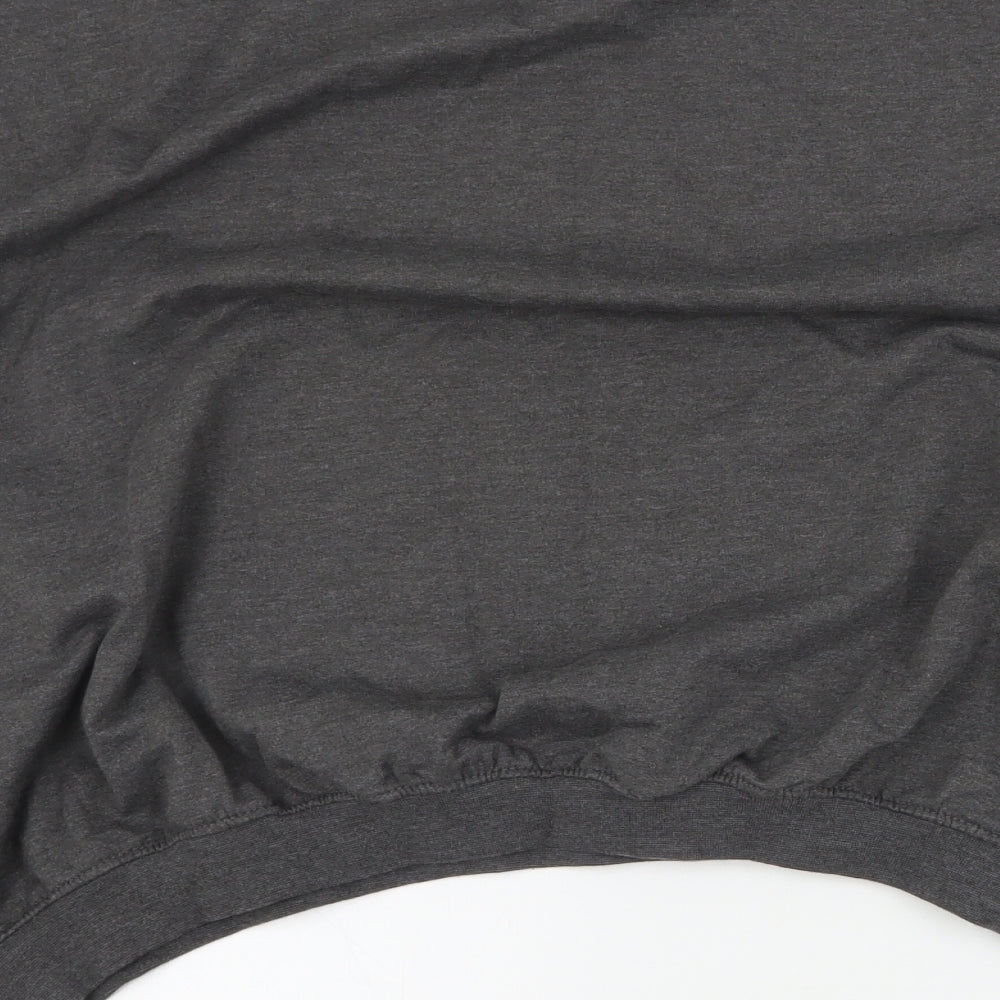Urban Bliss Womens Grey  Cotton Pullover Sweatshirt Size 16  Pullover