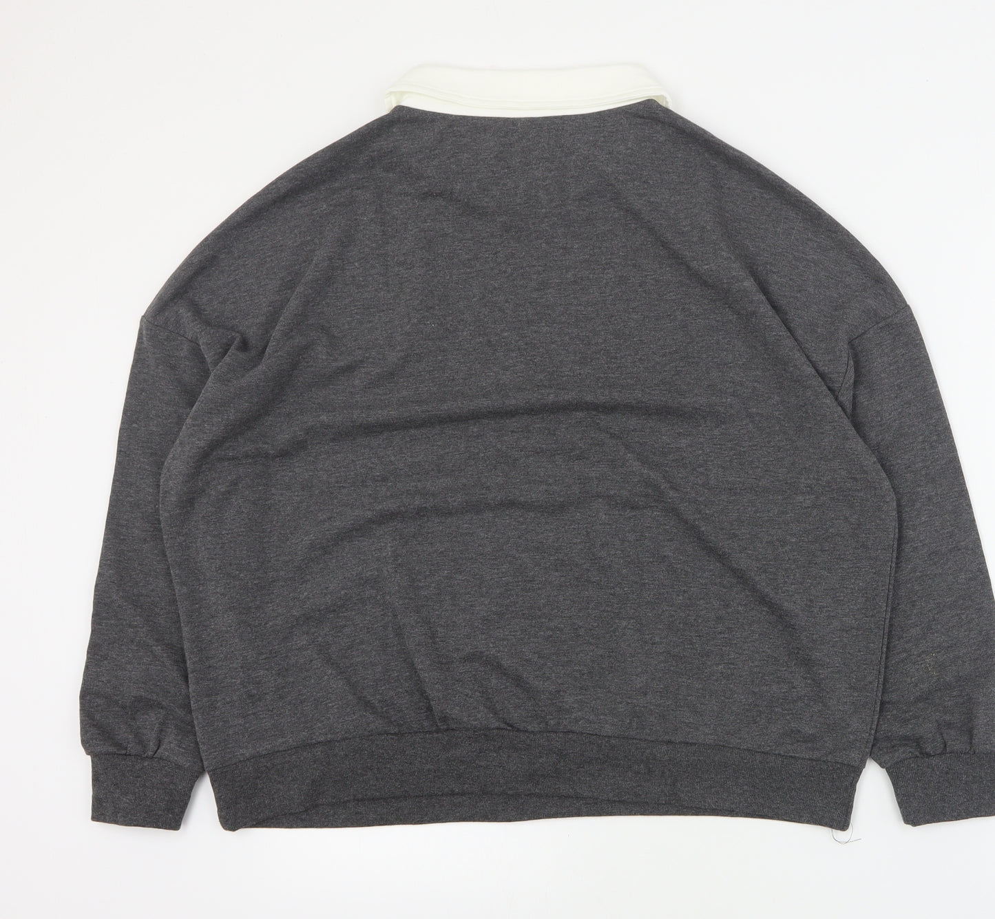 SheIn Womens Grey  Cotton Pullover Sweatshirt Size XL  Pullover