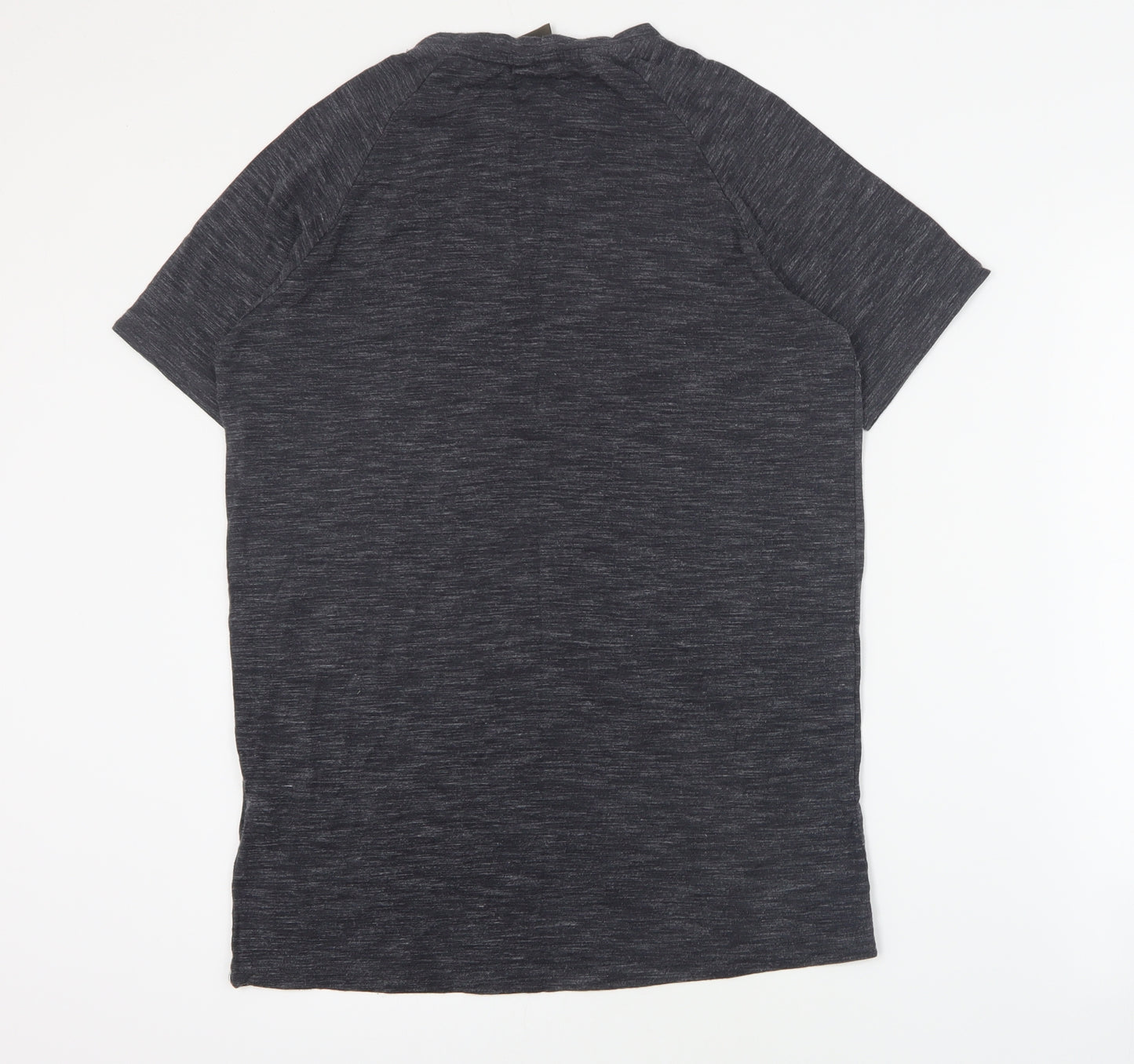 My Protein Mens Grey  Polyester  T-Shirt Size S Round Neck