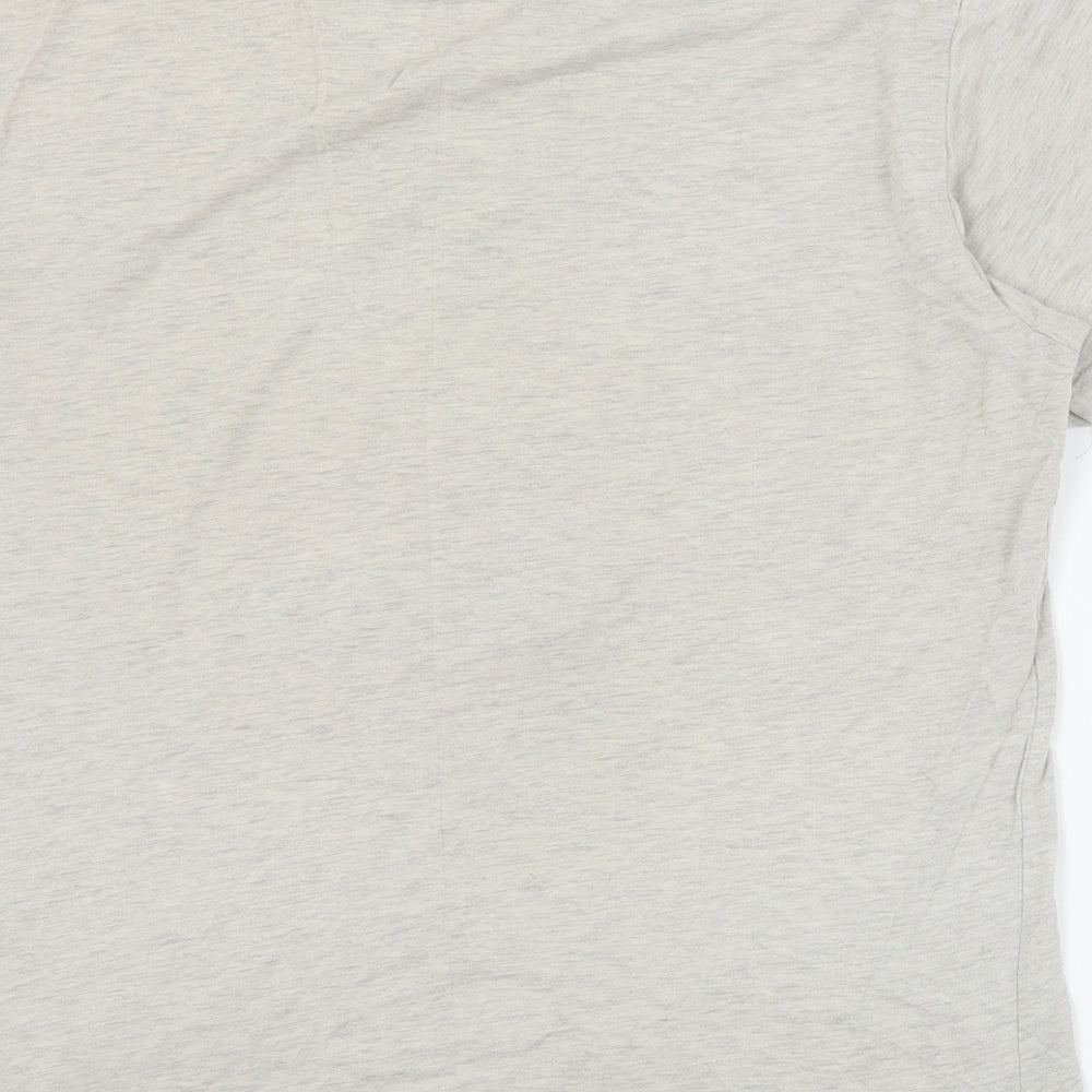Primark Mens Grey  Cotton  T-Shirt Size M Crew Neck