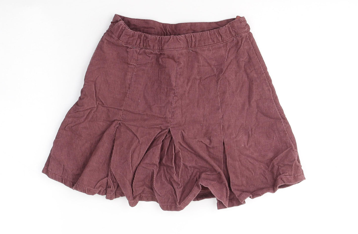 NEXT Girls Red  Cotton Trumpet Skirt Size 8 Years  Regular Zip