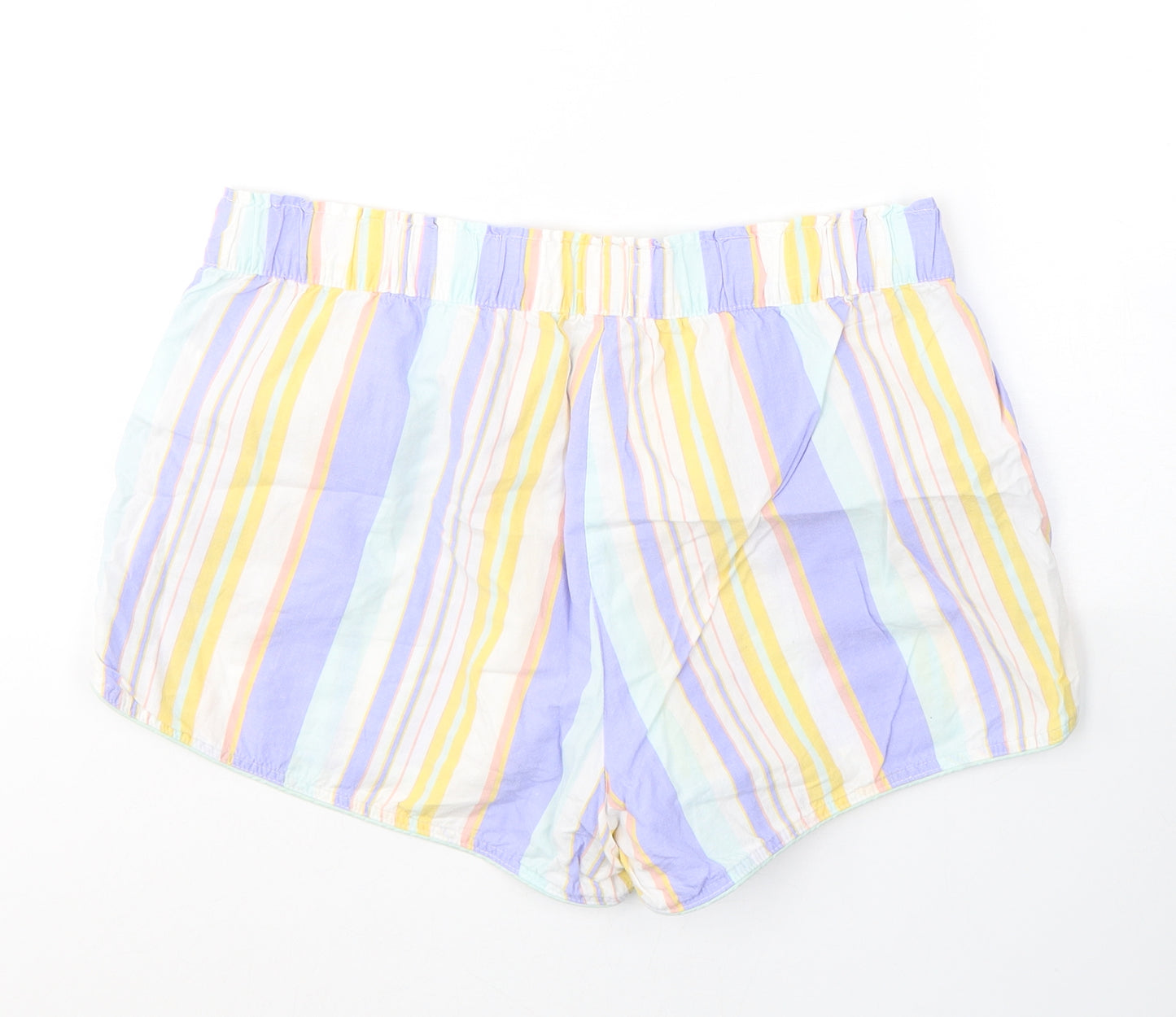 Gap Womens Multicoloured Striped Cotton Sailor Shorts Size M L4 in Regular Pull On