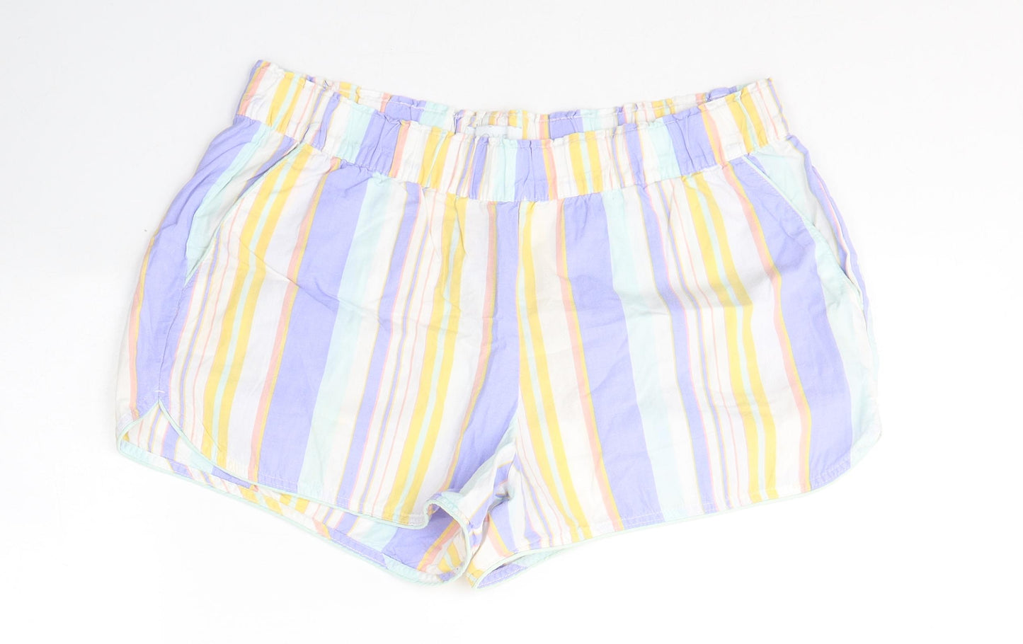Gap Womens Multicoloured Striped Cotton Sailor Shorts Size M L4 in Regular Pull On