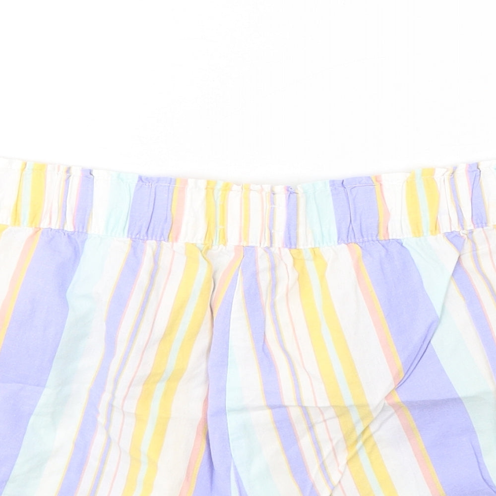 Gap Womens Multicoloured Striped Cotton Sailor Shorts Size M L4 in Regular Pull On