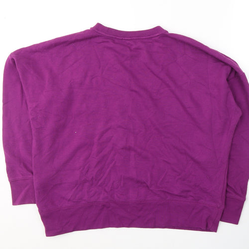 Gap Womens Purple  Cotton Pullover Sweatshirt Size M  Pullover