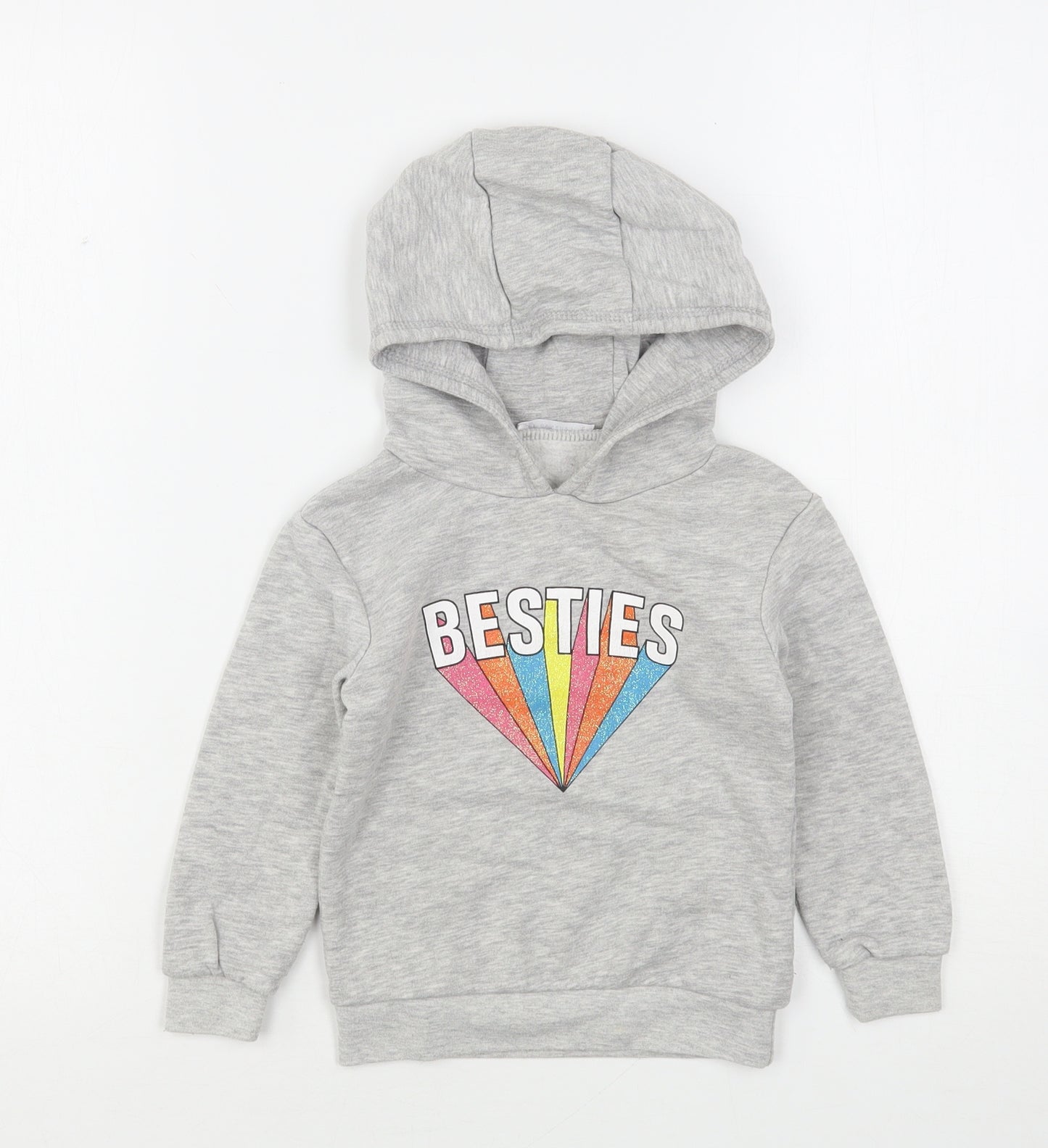 Very Girls Grey  Polyester Pullover Jumper Size 18-24 Months