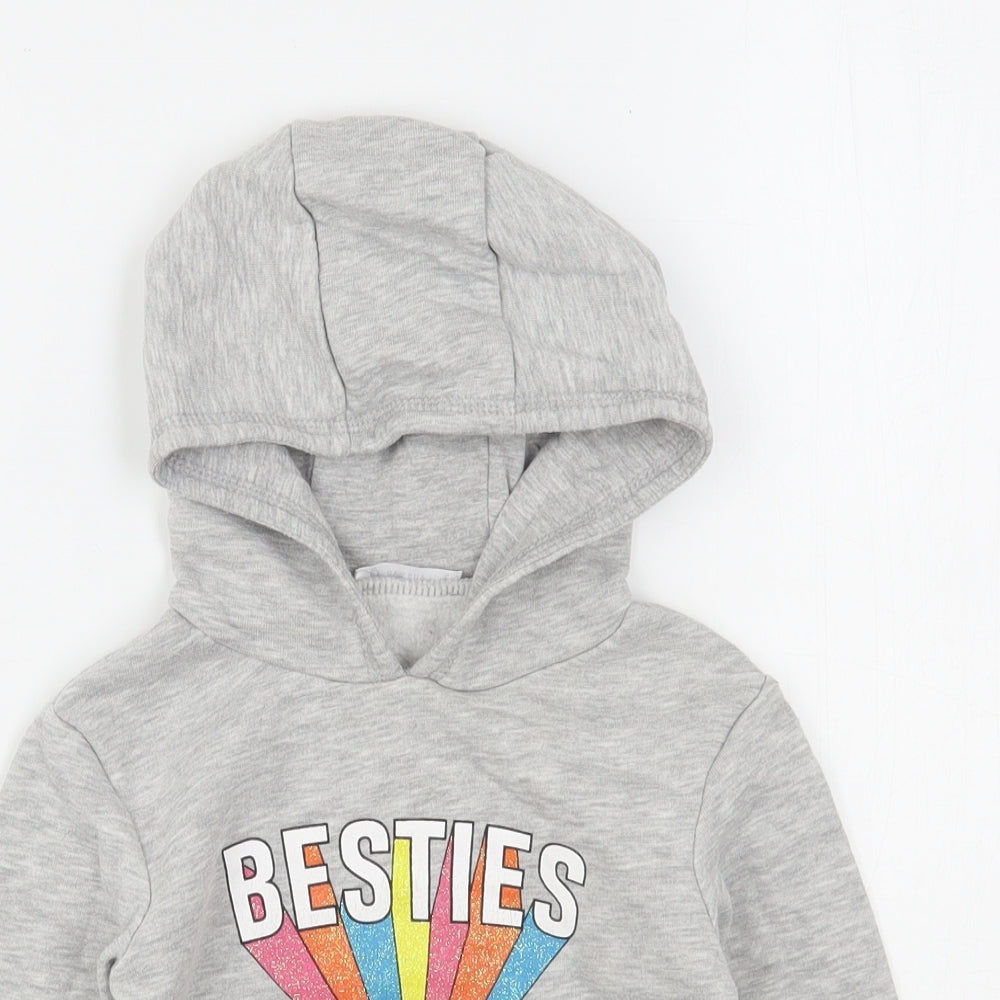 Very Girls Grey  Polyester Pullover Jumper Size 18-24 Months