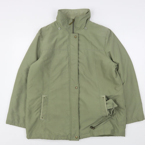 Bonmarché Womens Green   Overcoat Coat Size M