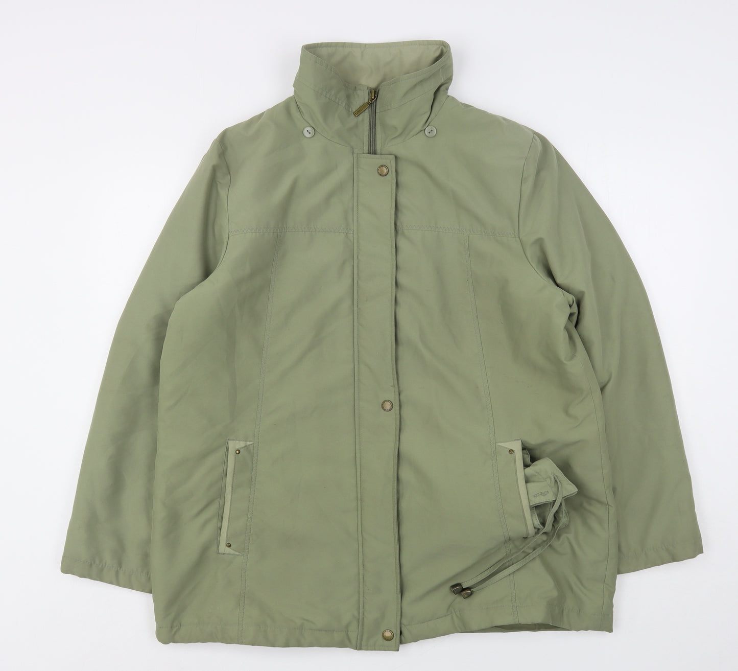 Bonmarché Womens Green   Overcoat Coat Size M