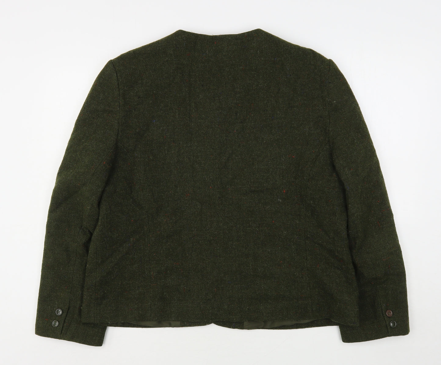 Moffat Woollens Womens Green   Jacket Blazer Size 18  Button