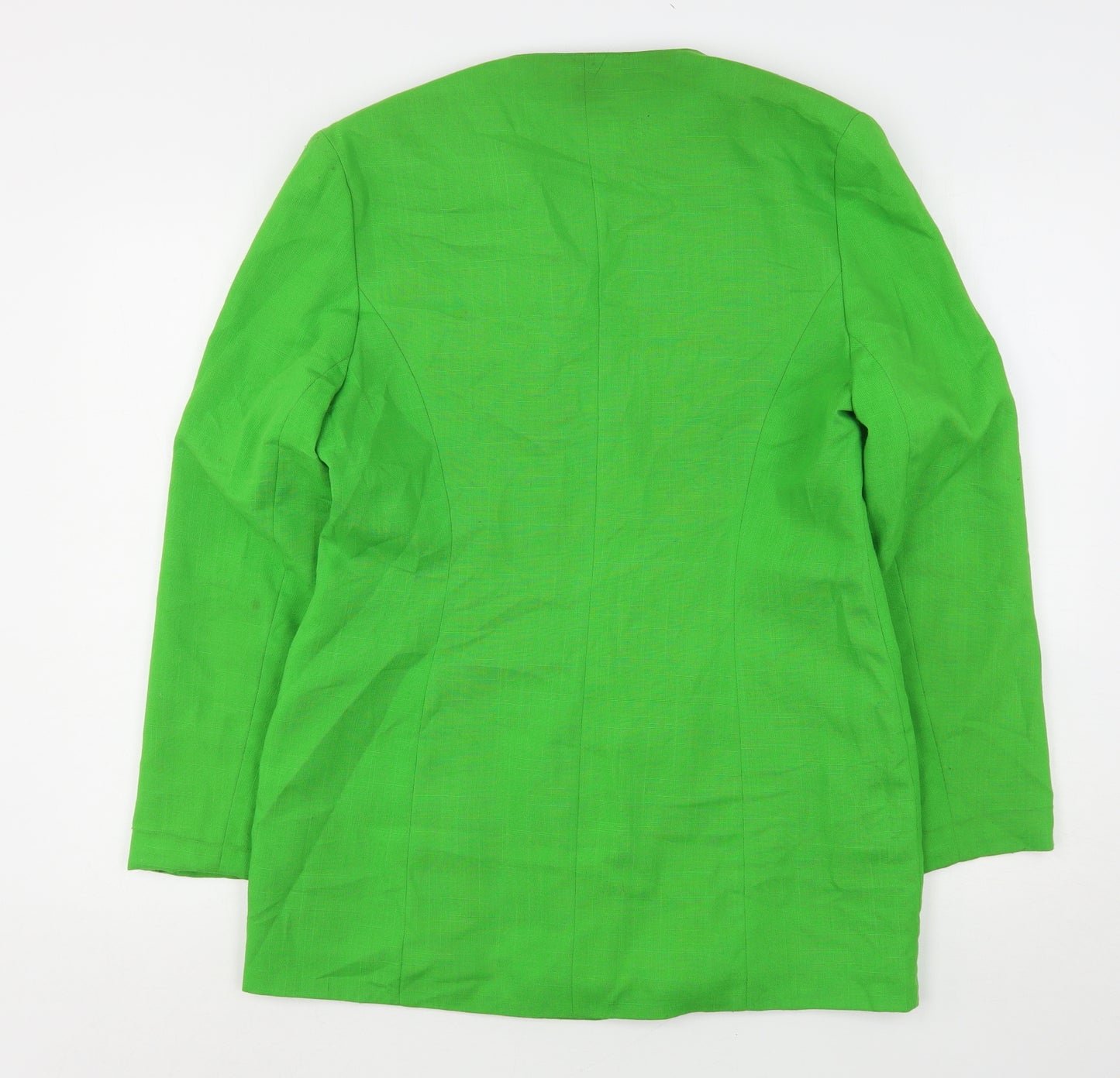 Comola Rhodes Womens Green   Jacket Blazer Size 14  Button