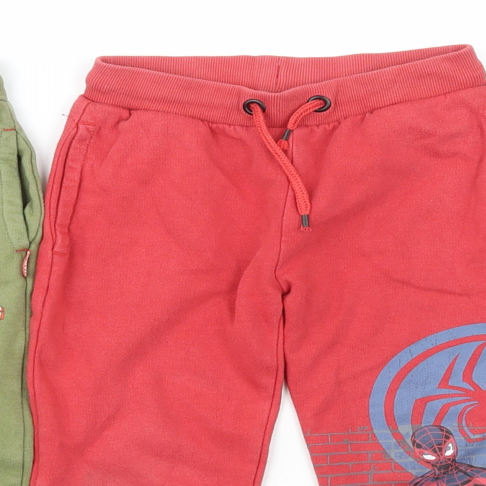 Marks and Spencer Boys Multicoloured Geometric Cotton  Pyjama Pants Size 4-5 Years   - Marvel Spider Man