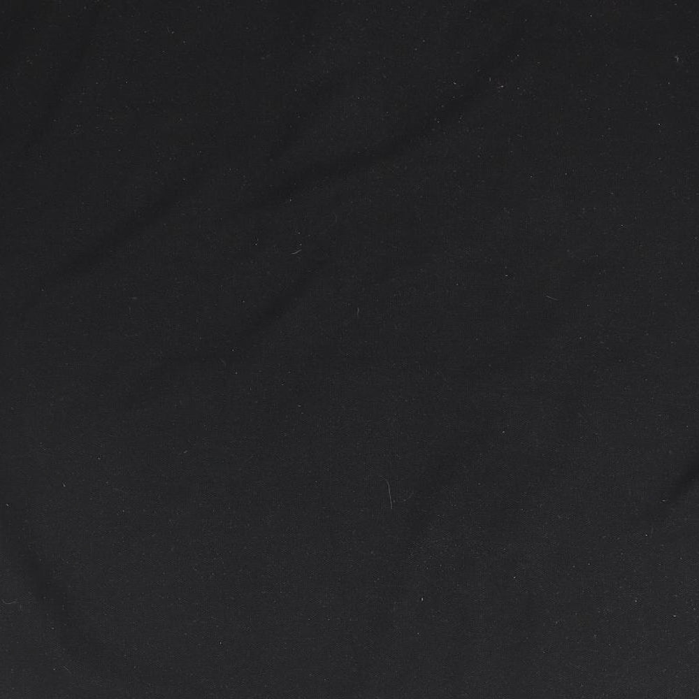Slazenger Mens Black  Cotton  Polo Size XL Collared Button