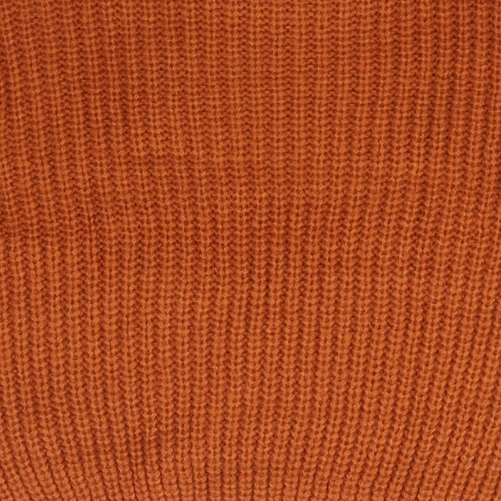 Brave Soul Womens Orange Crew Neck  Acrylic Pullover Jumper Size S
