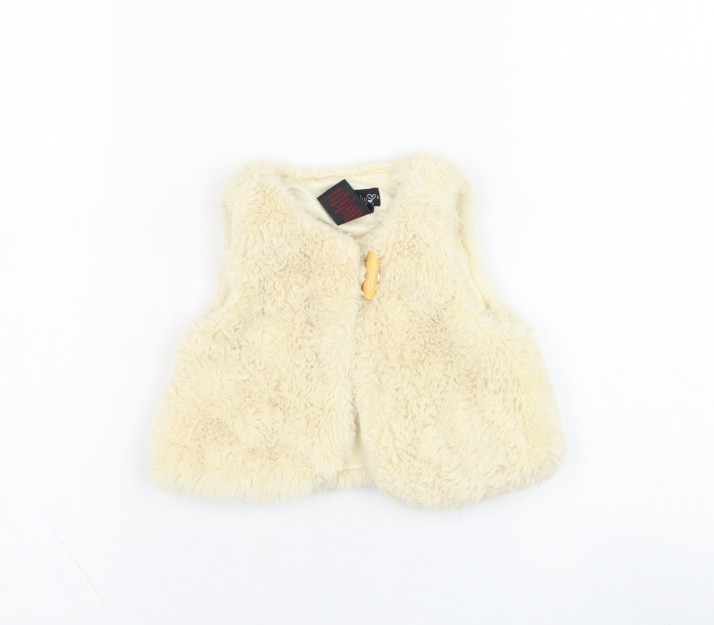Cynthia Rowley Girls Ivory   Gilet Jacket Size 12 Months   Hook & Loop