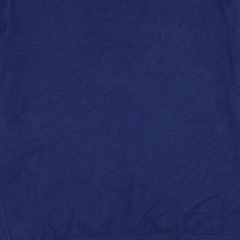 NEXT Mens Blue  Cotton  Polo Size L Collared Pullover