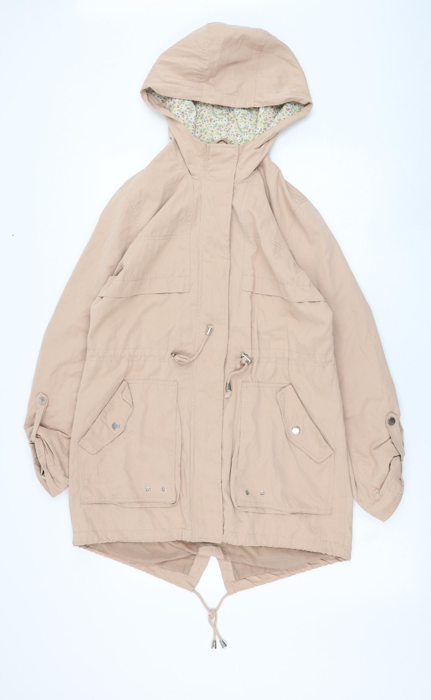 Atmosphere Womens Pink   Parka Coat Size 10  Zip
