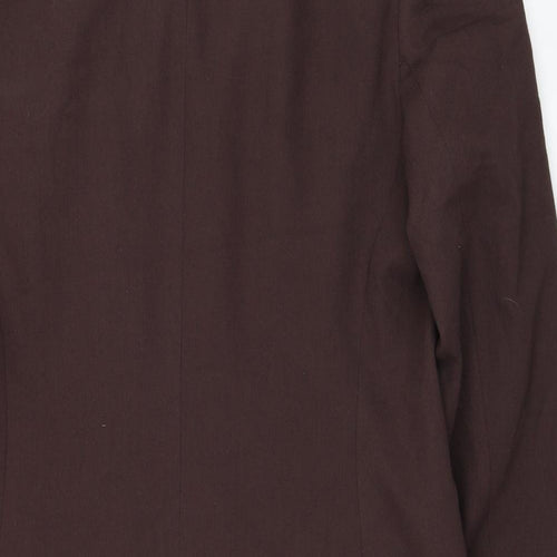 Classic Womens Brown   Jacket Blazer Size 12  Button