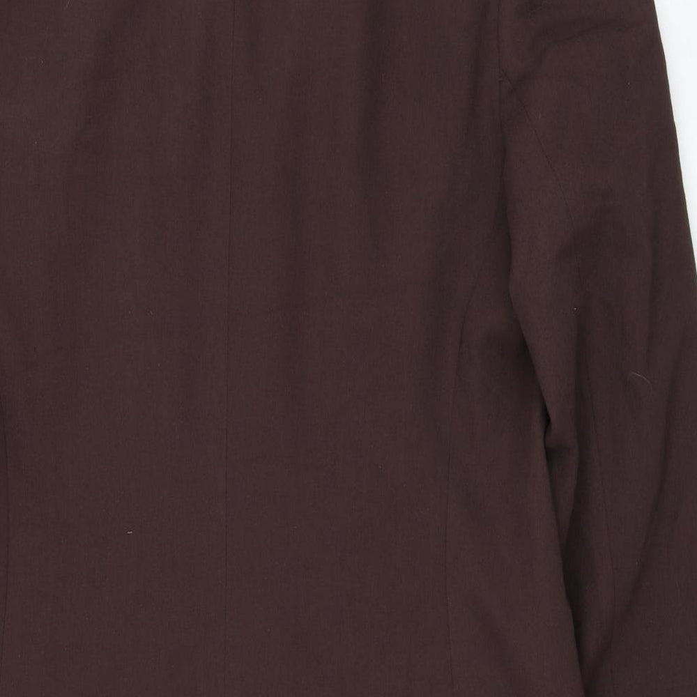 Classic Womens Brown   Jacket Blazer Size 12  Button
