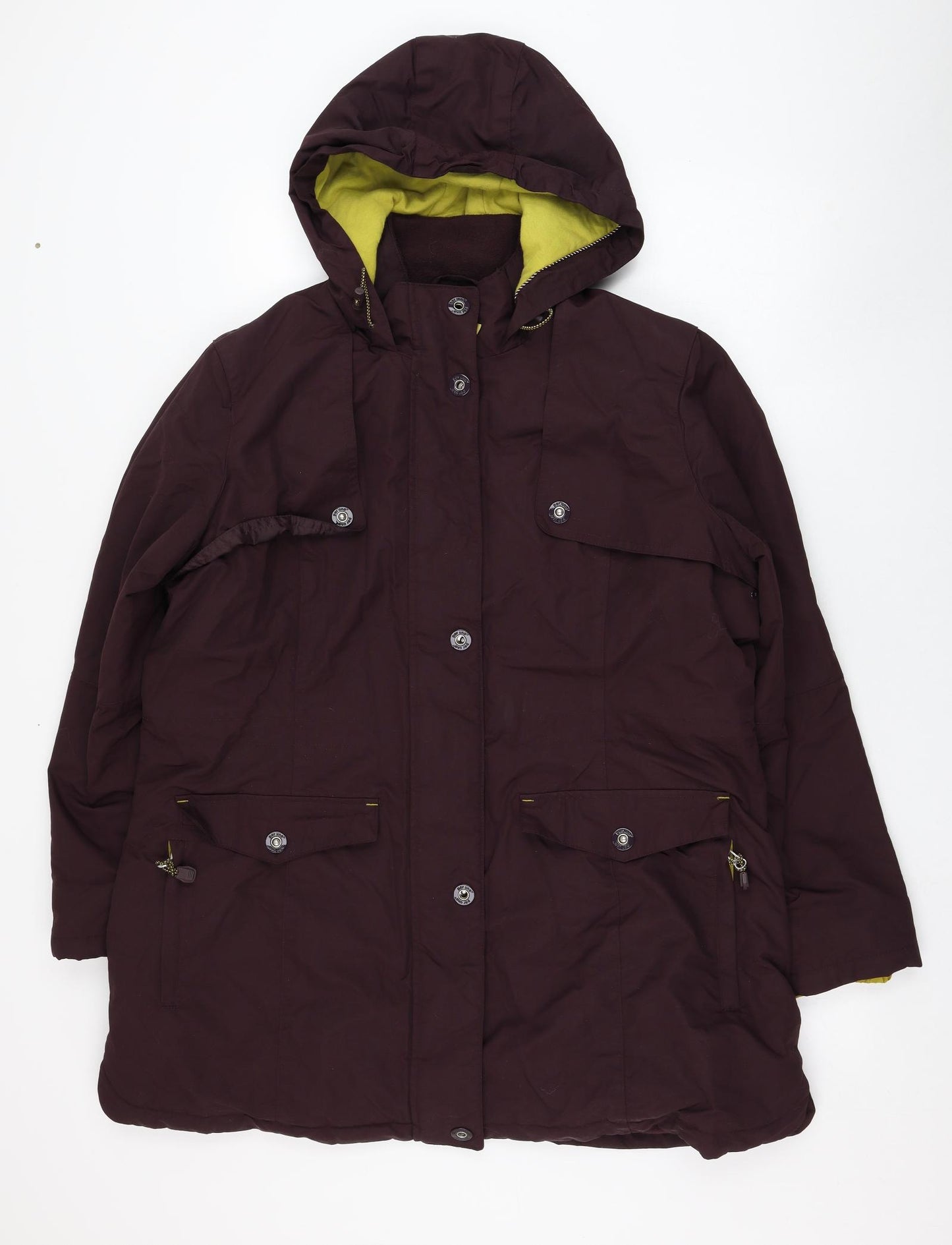 Marks and Spencer Womens Purple   Windbreaker Coat Size 18  Zip
