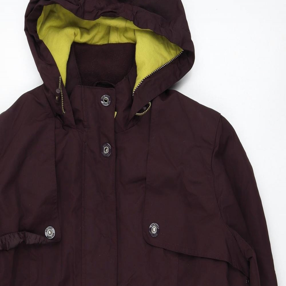 Marks and Spencer Womens Purple   Windbreaker Coat Size 18  Zip