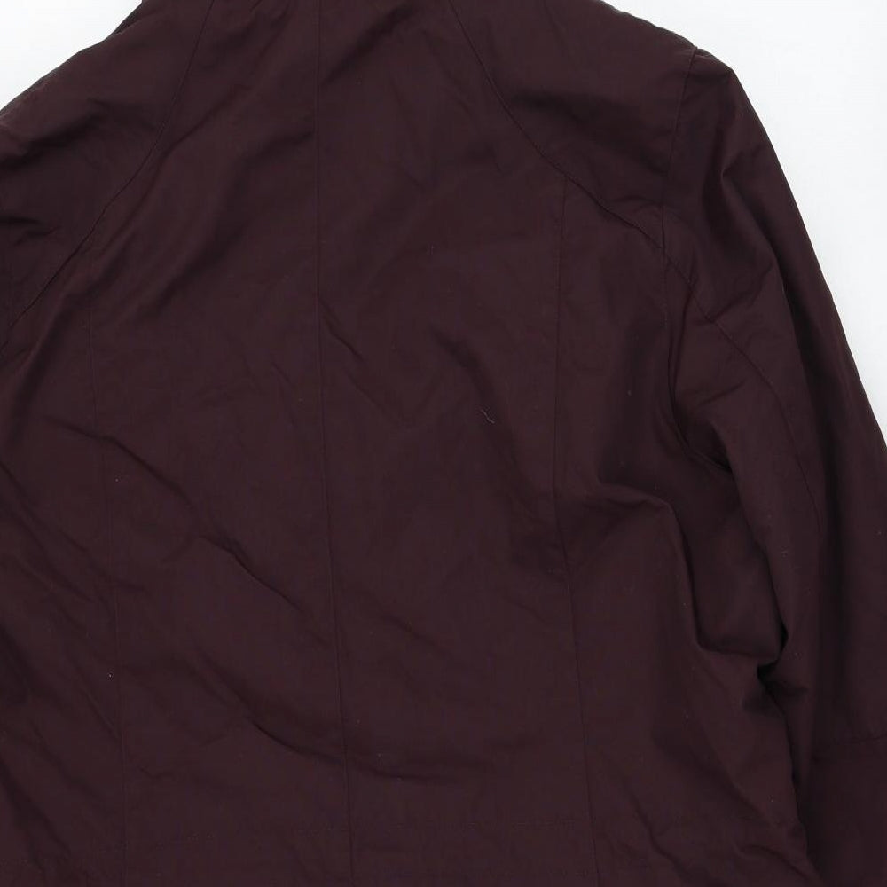 Marks and Spencer Womens Purple   Windbreaker Coat Size 18  Zip