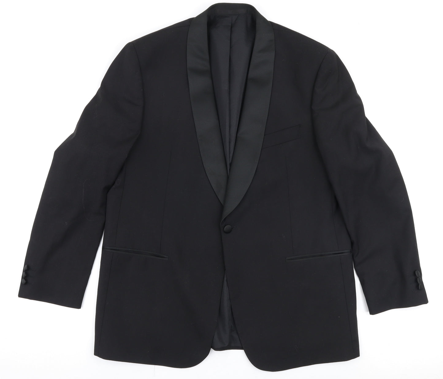 Marks and Spencer Mens Black  Polyester Jacket Suit Jacket Size M