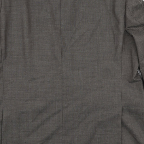Marks and Spencer Mens Grey  Viscose Jacket Suit Jacket Size M