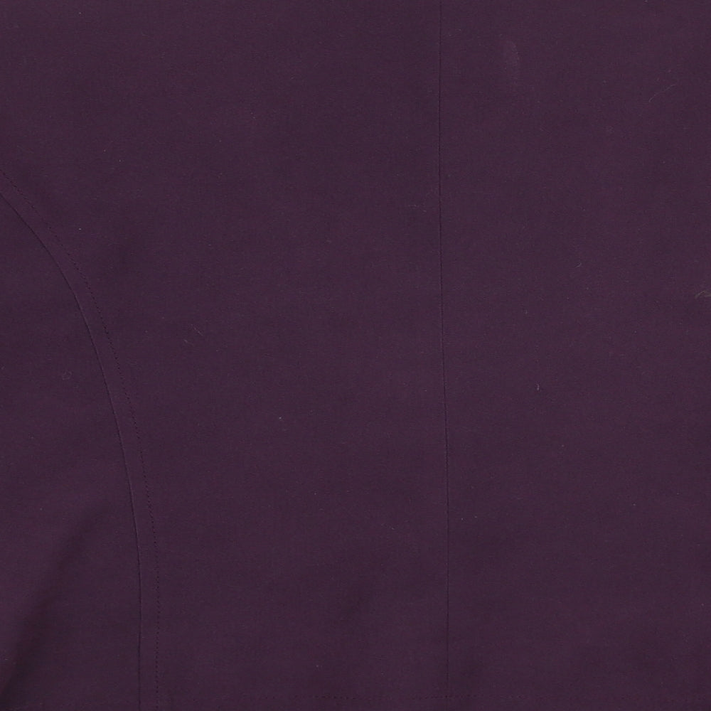 Bonmarche Womens Purple   Jacket  Size 18  Zip