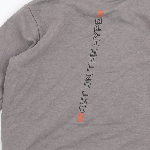 George Boys Grey  Cotton Pullover Sweatshirt Size 5-6 Years  Pullover - Tiger