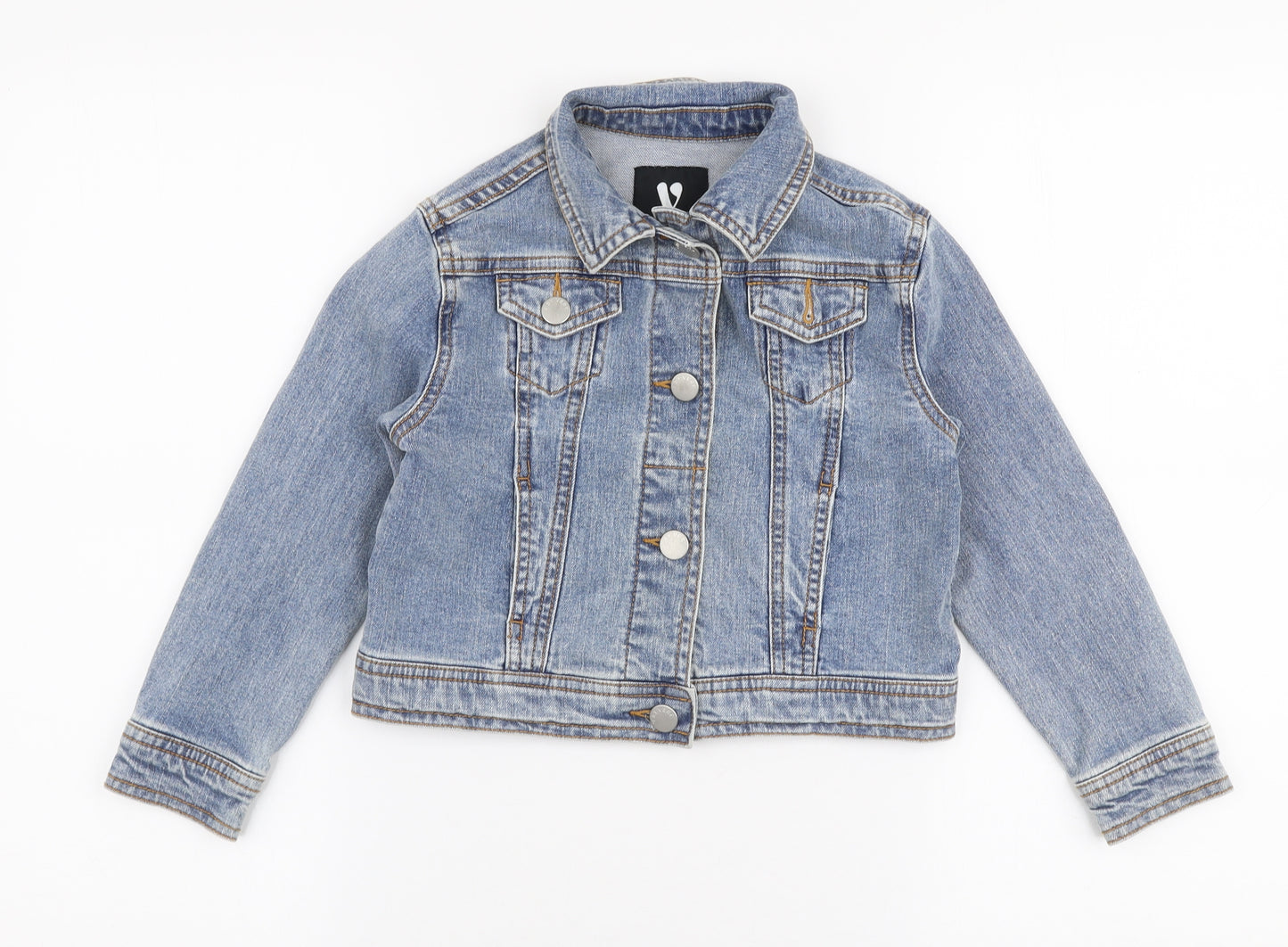 Very Girls Blue   Jacket  Size 7 Years  Button