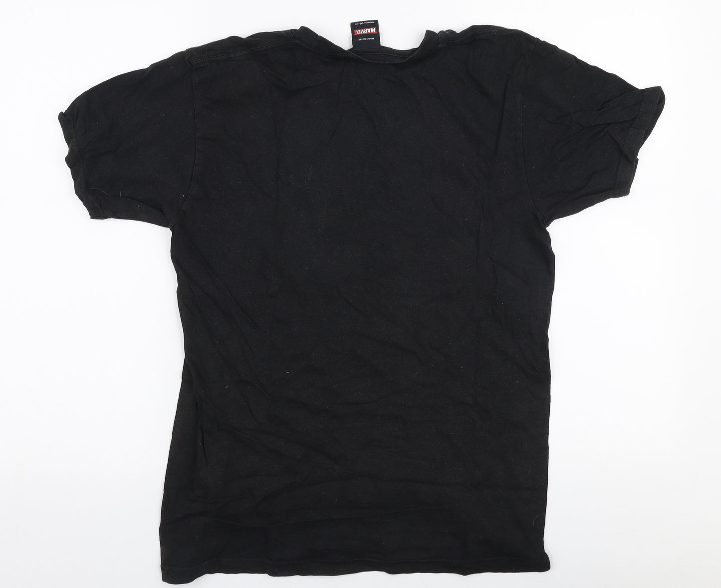 Marvel Mens Multicoloured  Polyester  T-Shirt Size S Round Neck