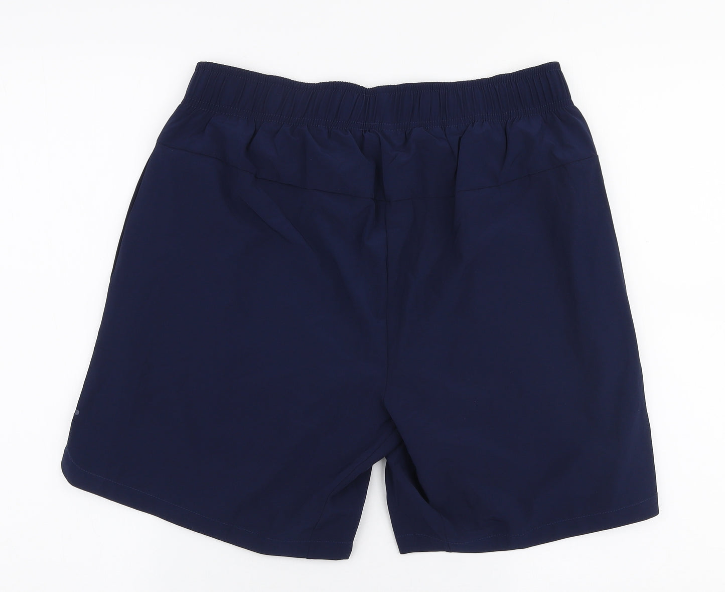 MP Mens Blue  Polyester Sweat Shorts Size L L7 in Regular Drawstring