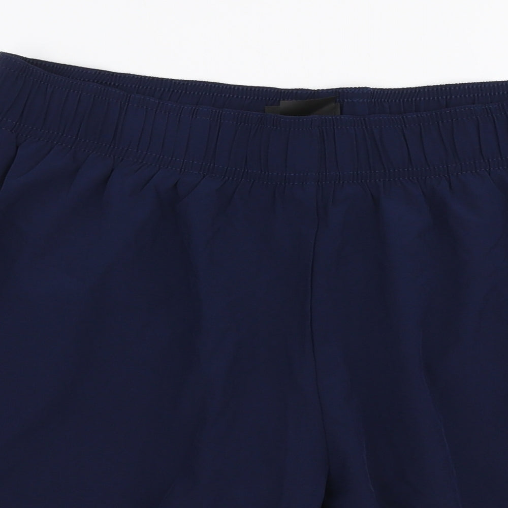 MP Mens Blue  Polyester Sweat Shorts Size L L7 in Regular Drawstring