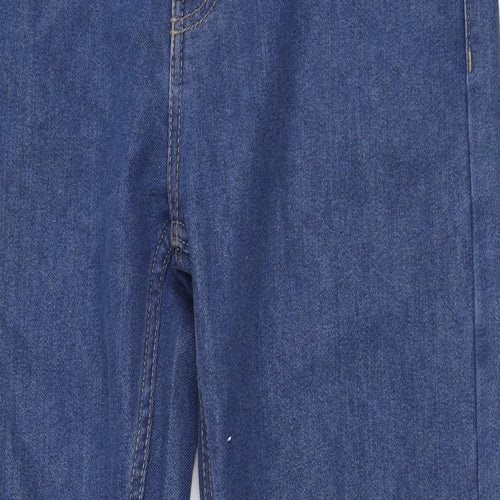 Denim Co Mens Blue  Cotton Straight Jeans Size 32 in L30 in Regular Zip