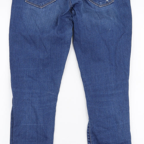 Gap Womens Blue  Polyester Skinny Jeans Size 28 in L27 in Slim Zip