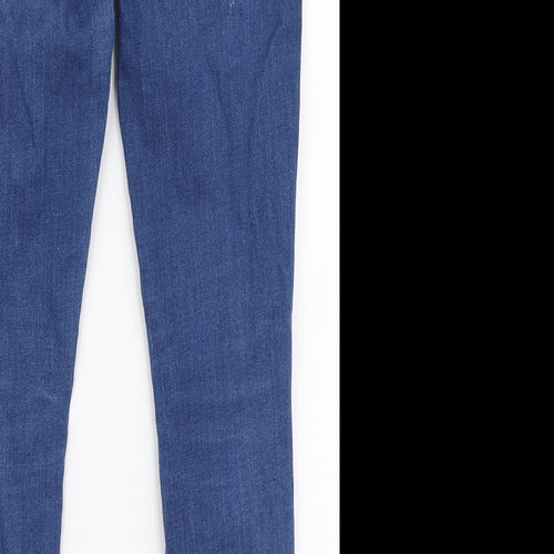 Gap Womens Blue  Polyester Skinny Jeans Size 28 in L27 in Slim Zip