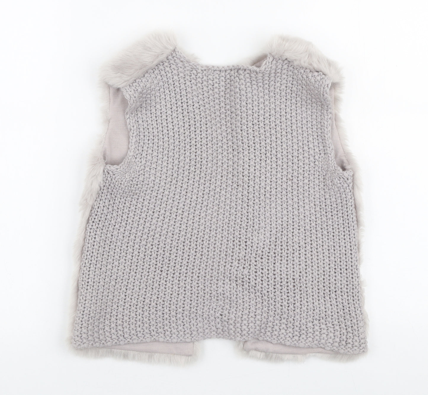 Primark Girls Grey   Gilet Coat Size 6-7 Years
