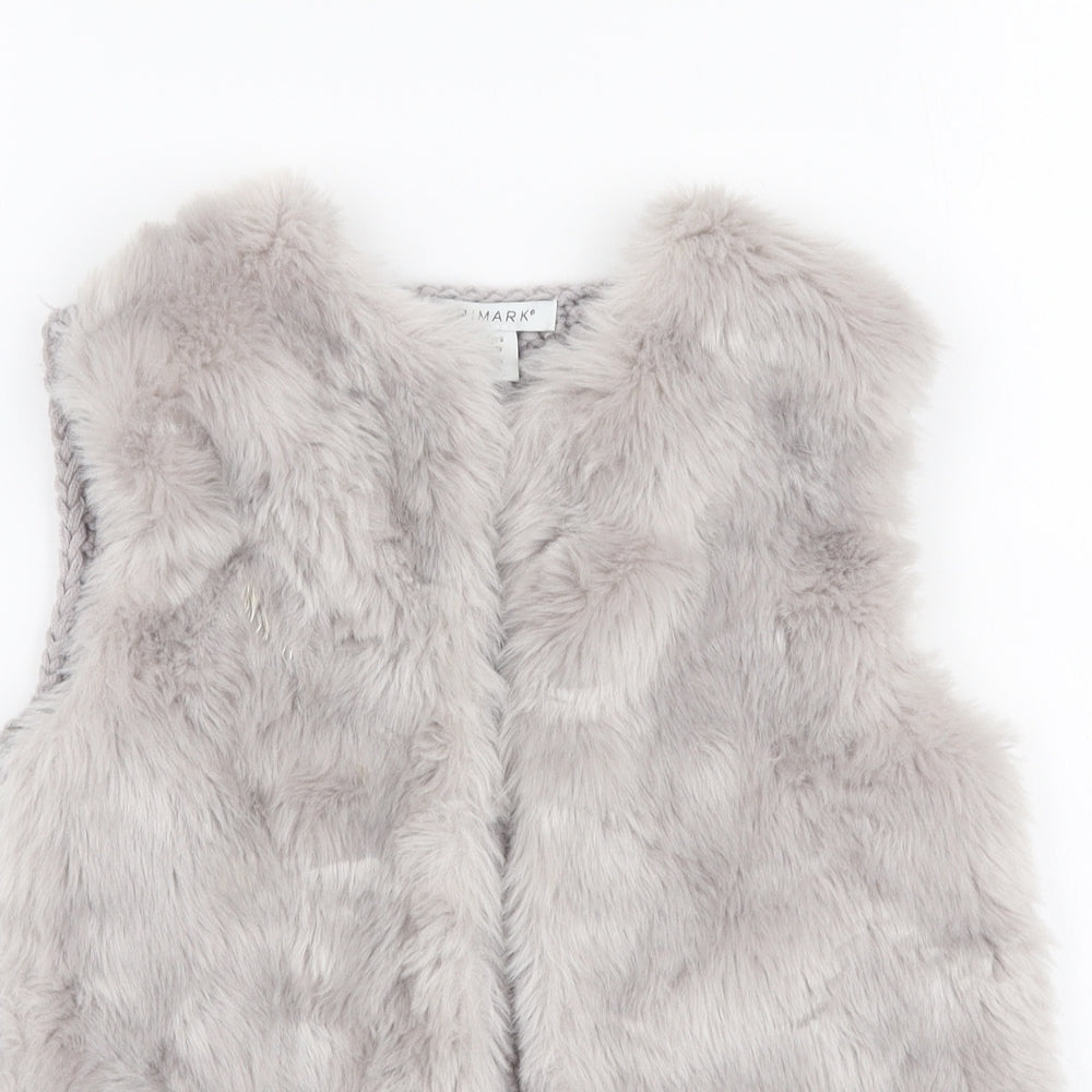 Primark Girls Grey   Gilet Coat Size 6-7 Years
