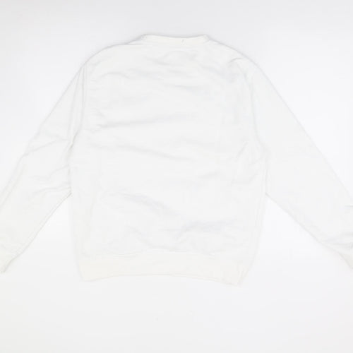 Preworn Womens Ivory Crew Neck  Cotton Pullover Jumper Size 10   - Bride, Bridal, Wedding