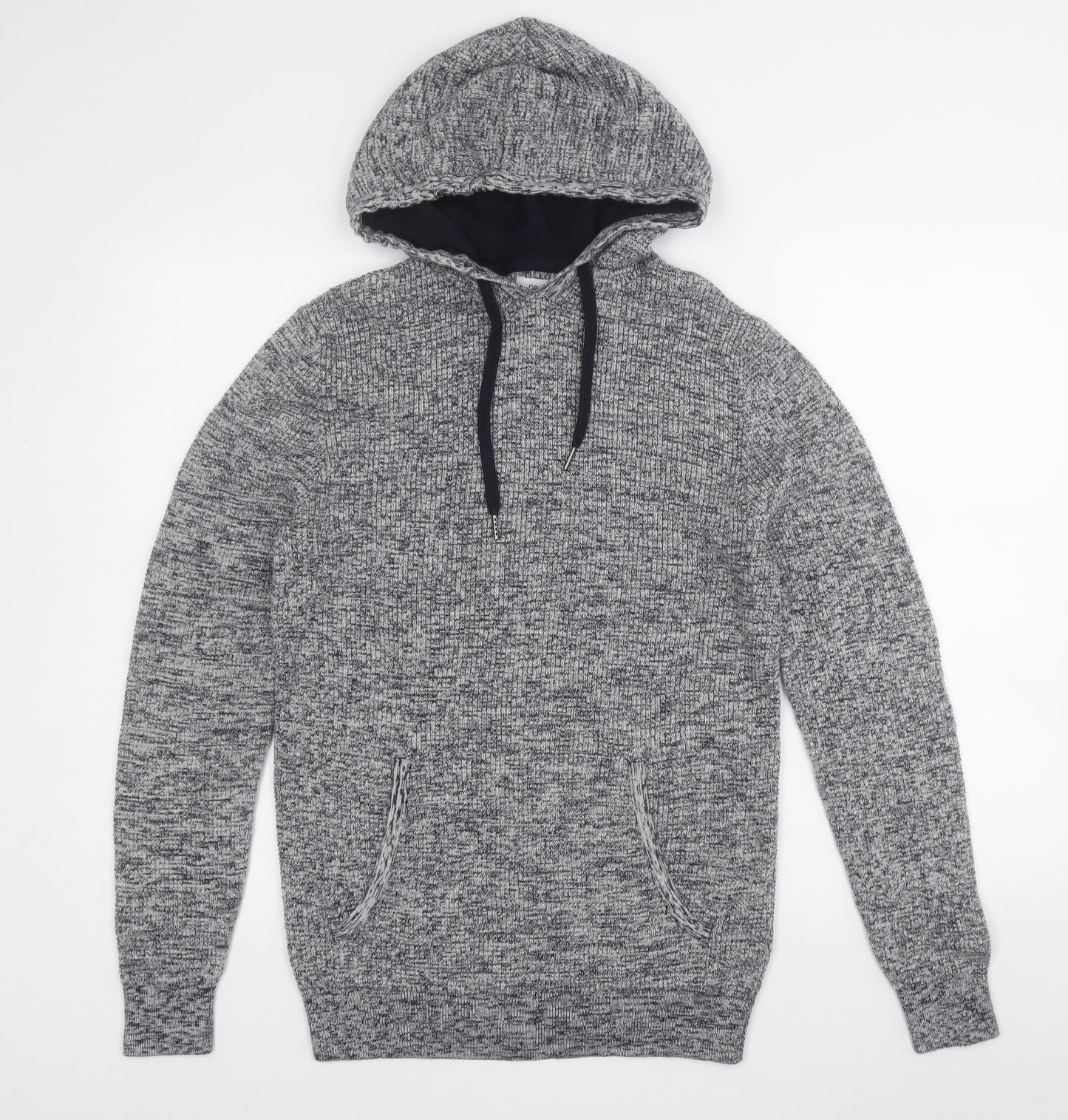 NEXT Mens Grey  Cotton Pullover Hoodie Size M