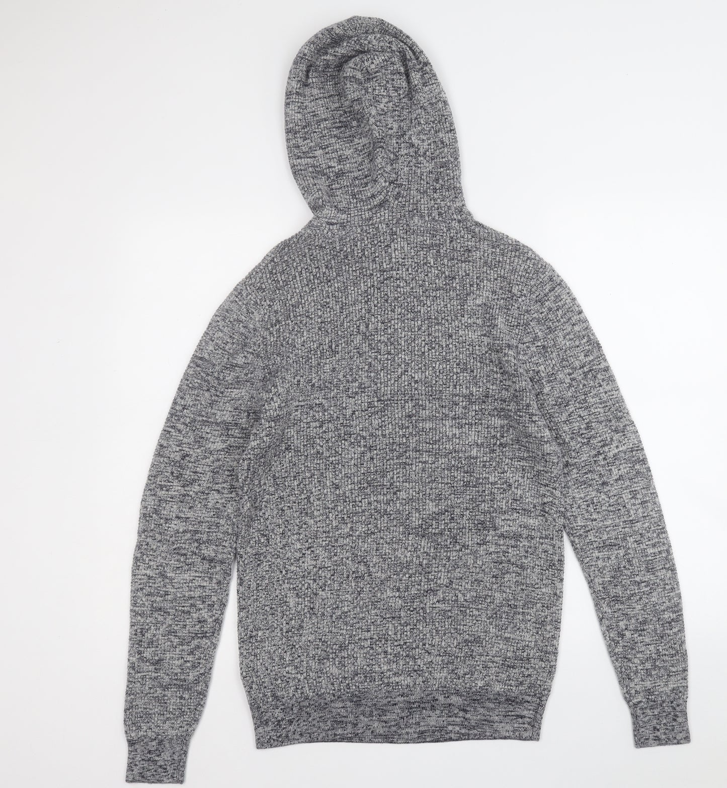 NEXT Mens Grey  Cotton Pullover Hoodie Size M