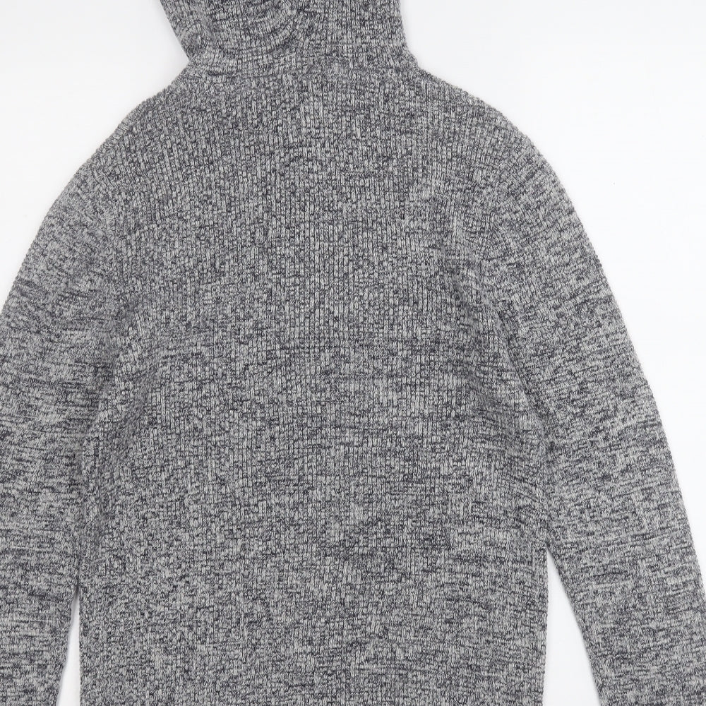NEXT Mens Grey  Cotton Pullover Hoodie Size M