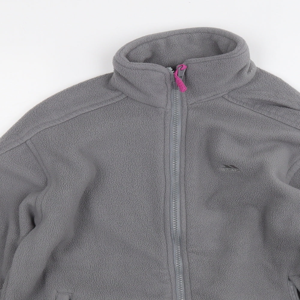 Trespass Girls Grey   Jacket  Size 11-12 Years  Zip