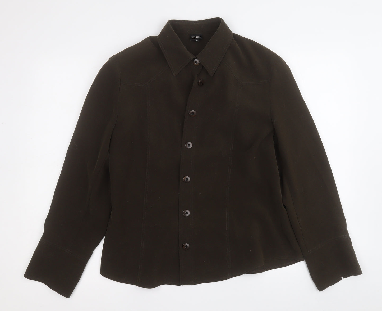 Fisser Womens Green   Jacket Blazer Size 12